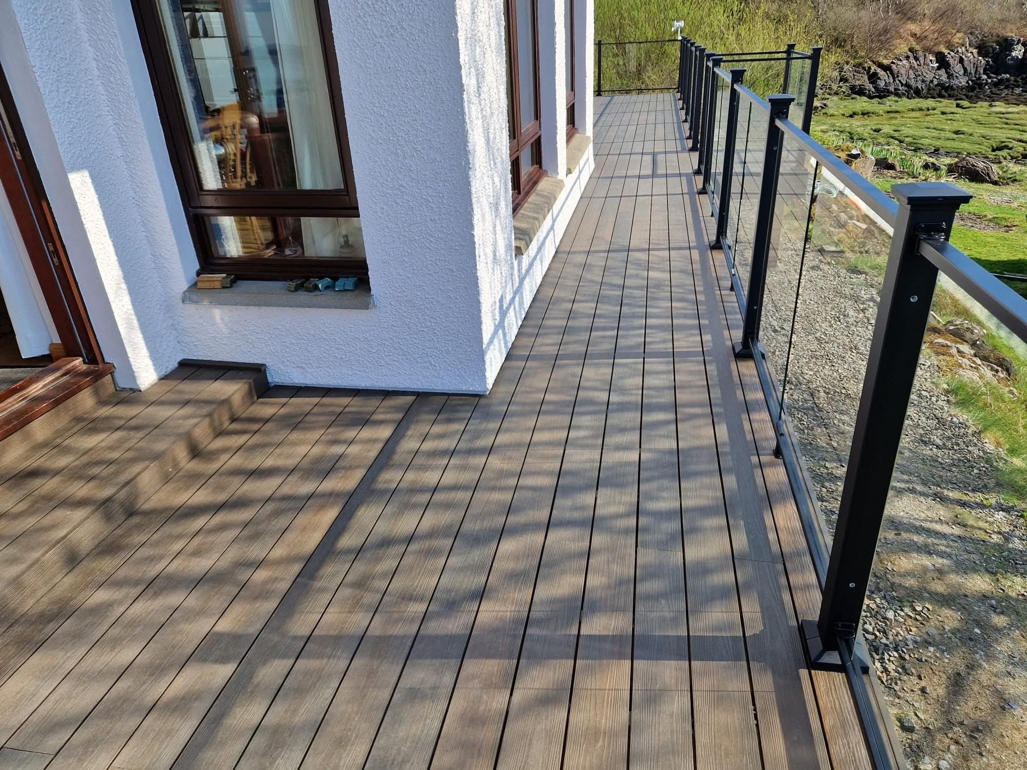 Decking installation project 11 in Scotland - Professional decking by Glenhaus Garden Rooms